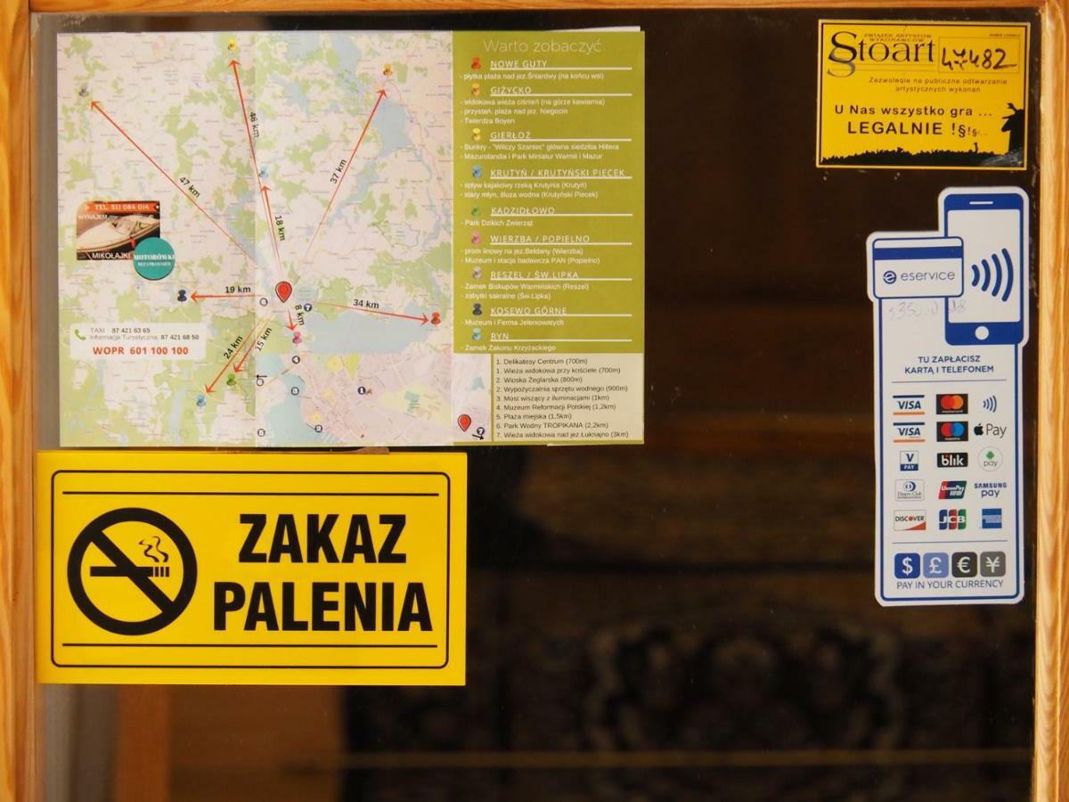 Pokoje Zabi Staw Mikołajki Eksteriør billede