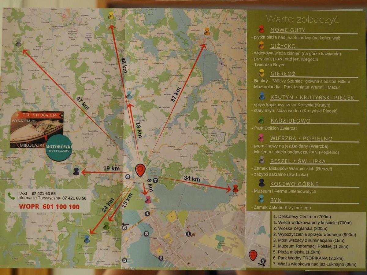 Pokoje Zabi Staw Mikołajki Eksteriør billede